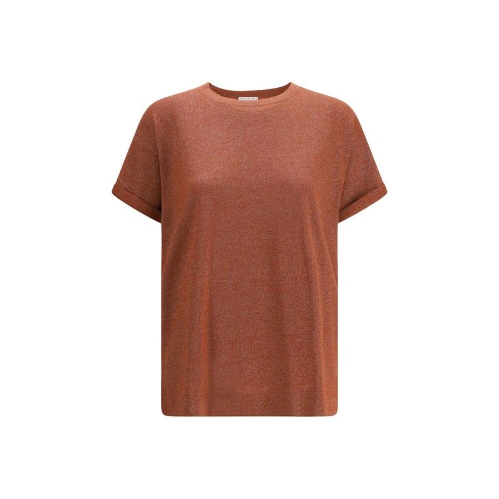 Brunello Cucinelli Red Nylon Women's T-Shirt